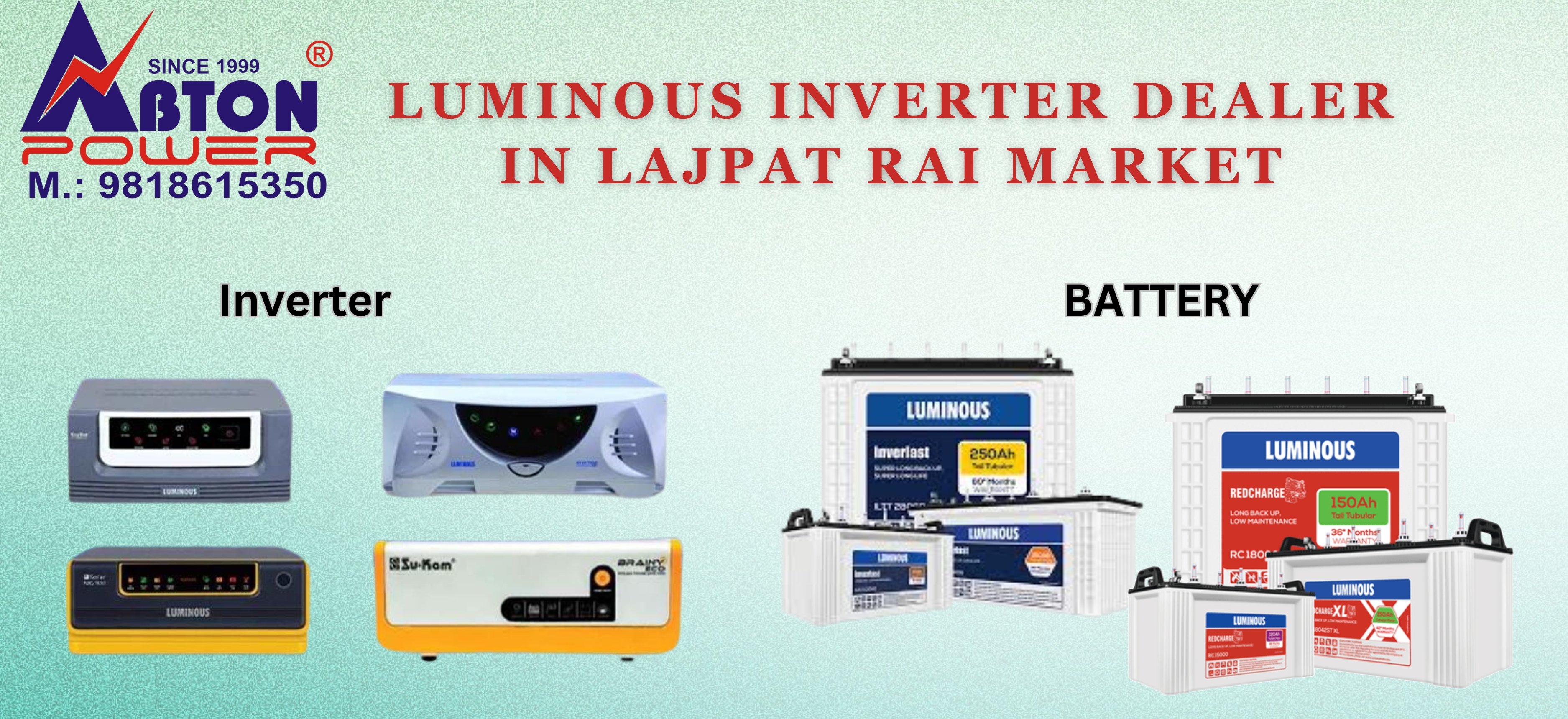 Best Battery Dealer In Lajpat Rai Market